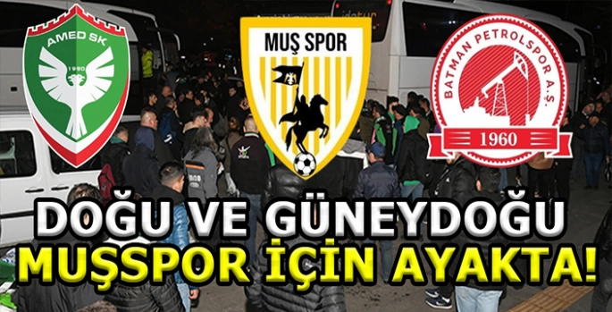 Muşspor için tek yürek: Doğu ve Güneydoğu taraftarları adana yolunda!