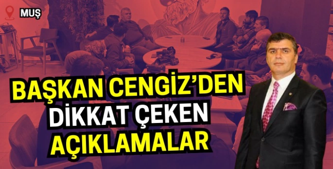 Muşspor Kulüp Başkanı Fatih Cengiz: Muşspor’un tek taraftar rakibi Amedspor’dur