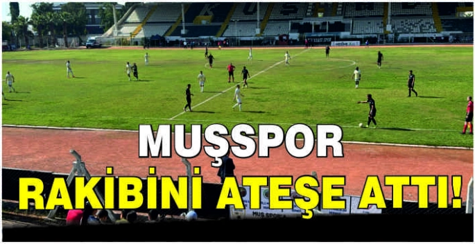 Muşspor rakibini ateşe attı! Kritik deplasmandan altın değerinde galibiyet