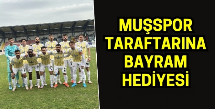 Muşspor taraftarına bayram hediyesi: 2 maçın biletleri ücretsiz olacak!