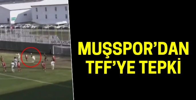 Muşspor’un golü böyle iptal edildi!