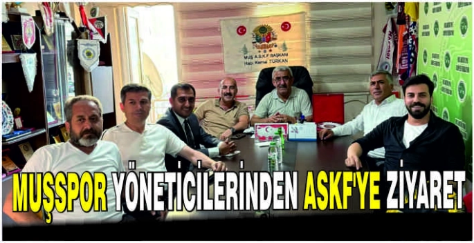Muşspor yöneticilerinden ASKF'ye ziyaret