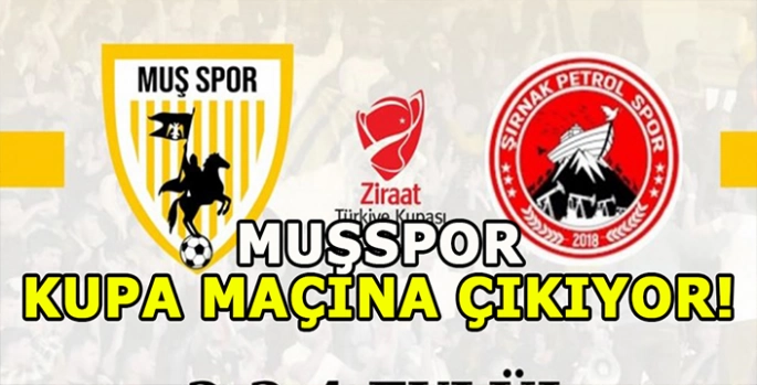 Muşsporun Kupada rakibi belli oldu: Geri sayım başladı!