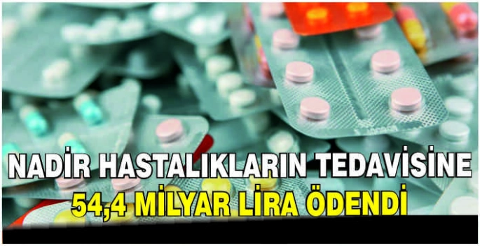 Nadir hastalıkların tedavisine 54,4 milyar lira ödendi