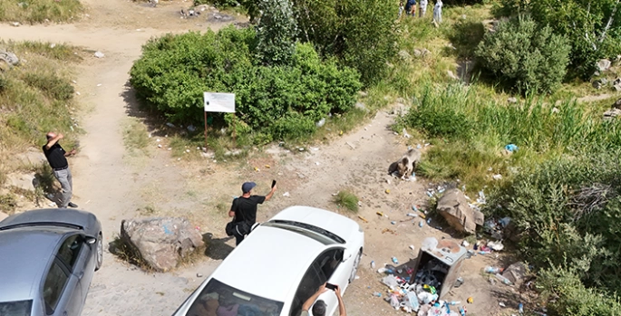 Nemrut Kalderası'ndaki bozayılar dronla görüntülendi