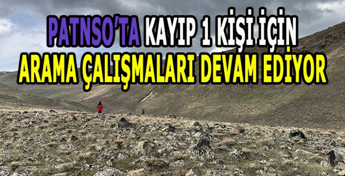 Patnos’ta kayıp ihbarı yapılan kişi için arama çalışması başlatıldı