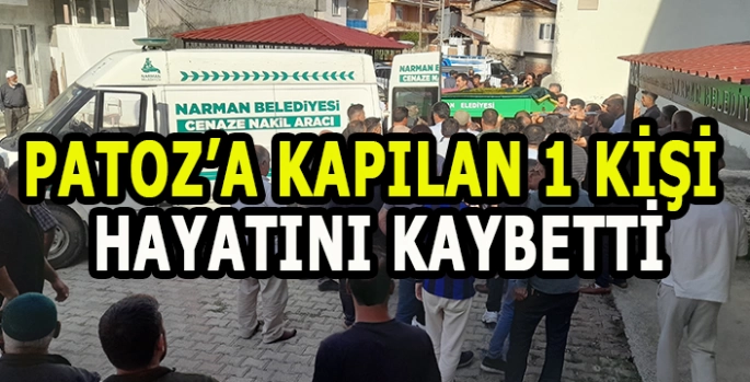 Patoz makinesine kapılan kadın öldü!