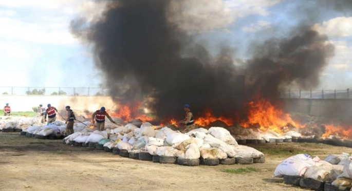 Piyasa değeri yaklaşık 10 milyar TL: 20 ton imha edildi 