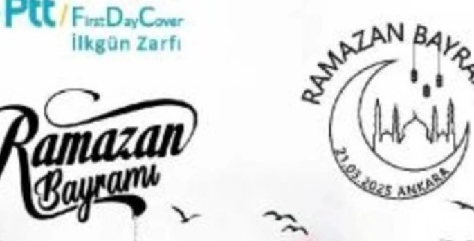 PTT'den Ramazan Bayramı konulu anma pulu ve ilk gün zarfı