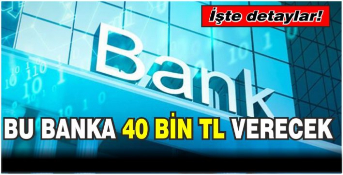 QNB Finansbank 40 bin TL verecek!
