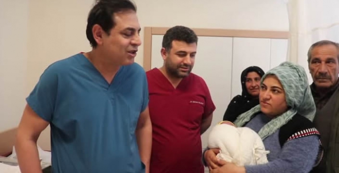 Şanlıurfalı çift 13 yıl sonra çocuk sahibi oldu