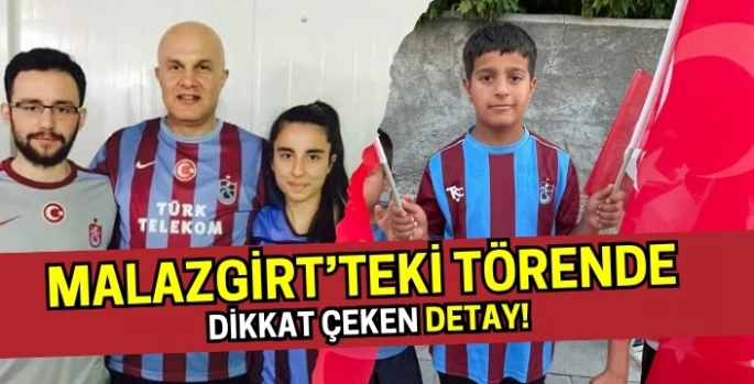 Şehit Binbaşı Arslan Kulaksız'ı anma töreninde dikkat çeken Trabzonspor detayı!