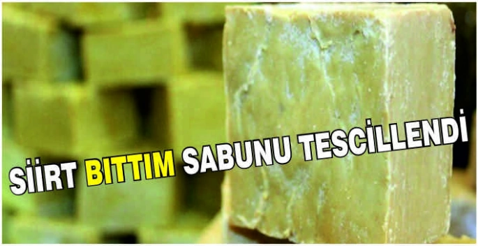 Siirt bıttım sabunu tescillendi