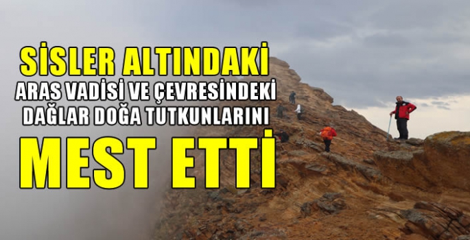 Sisler altındaki Aras Vadisi ve çevresindeki dağlar doğa tutkunlarını mest etti