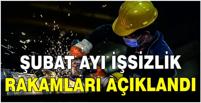 Şubat ayı işsizlik rakamları açıklandı