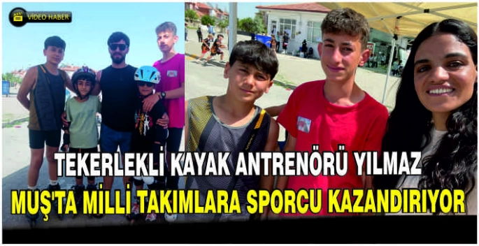 Tekerlekli Kayak Antrenörü Yılmaz Muş'ta Milli Takımlara sporcu kazandırıyor