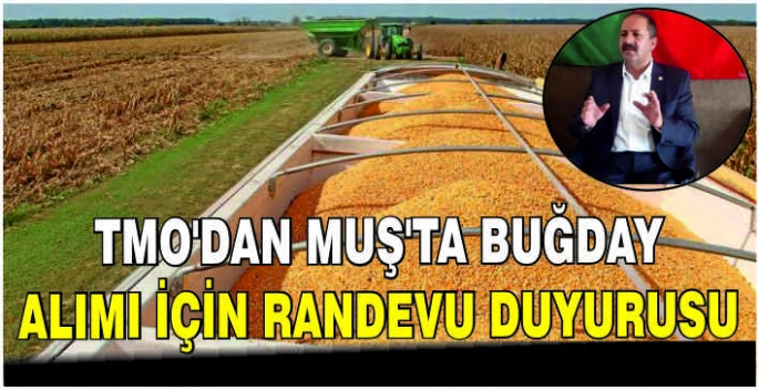 TMO’dan Muş’ta buğday alımı için randevu duyurusu