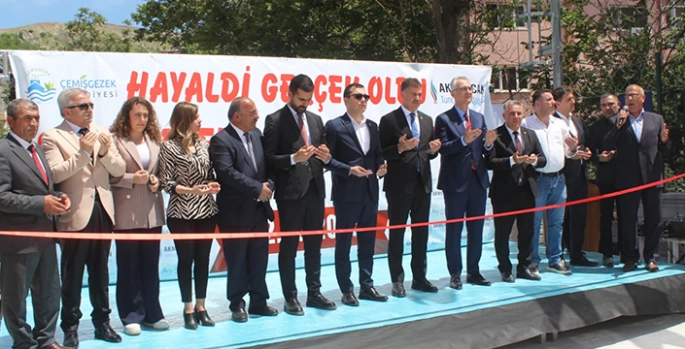 Tunceli'nin Pertek ve Çemişgezek ilçeleri doğal gaza kavuştu