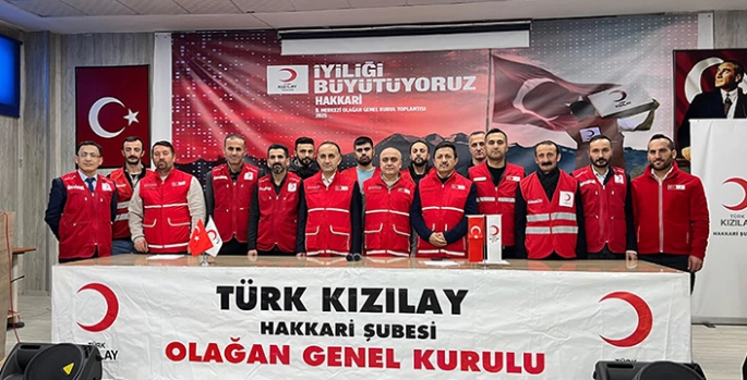 Türk Kızılay Hakkari Şubesi Olağan Genel Kurulu yapıldı