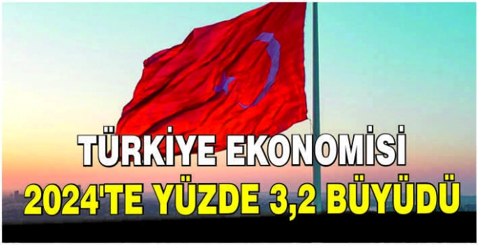 Türkiye ekonomisi 2024'te yüzde 3,2 büyüdü