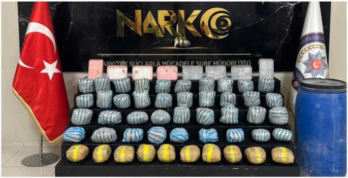   Van'da 36 kilo 200 gram uyuşturucu ele geçirildi