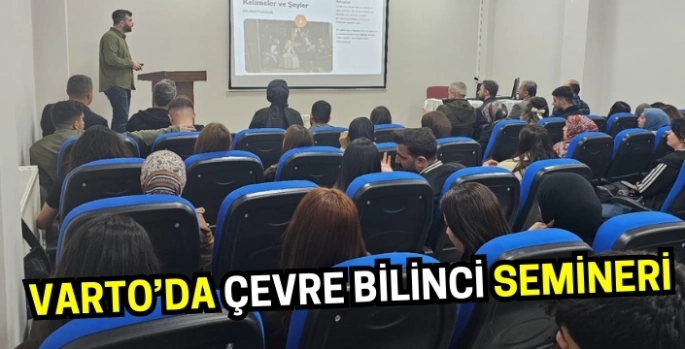 Varto’da çevre bilinci semineri: Öğrencilerden büyük ilgi!