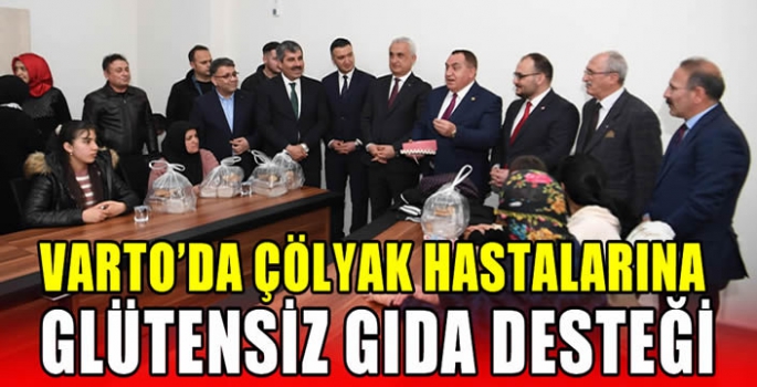 Varto’da çölyak hastalarına glütensiz gıda desteği