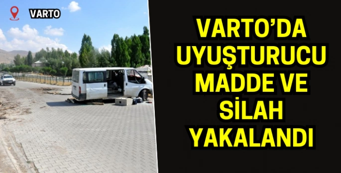 Varto’da uyuşturucu madde ve silah yakalandı: Cezaevine gönderildiler!
