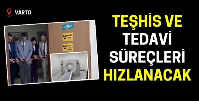 Varto Devlet Hastanesi'ne 3 yeni cihaz!