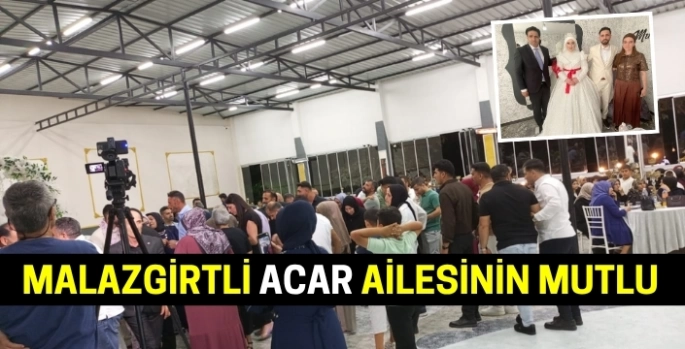 Yalova'da Malazgirtli Acar ailesinin mutlu günü!