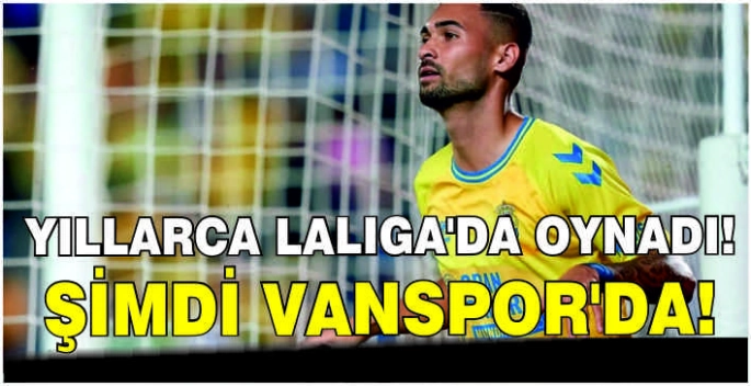 Yıllarca Lalıga'da oynadı! Şimdi Vanspor'da!
