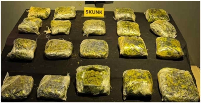 Yolcu otobüsünde 12 kilo 700 gram sentetik uyuşturucu ele geçirildi